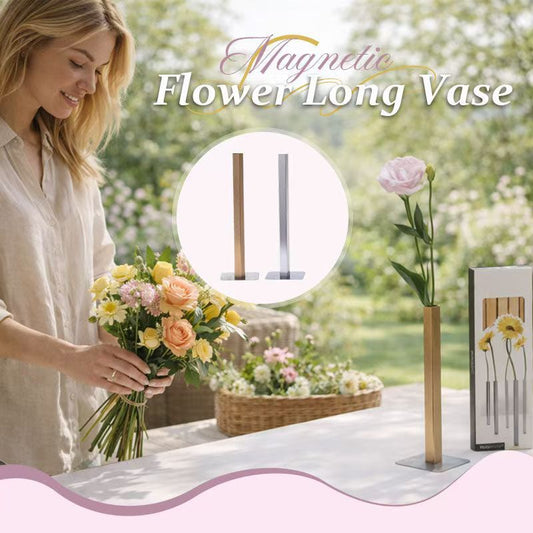 🌿✨ Vase Soliflore Magnétique – Décoration Florale Minimaliste