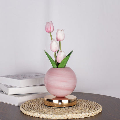 🌷 Nouveauté 2026 : Veilleuse Tulipe – 3 Couleurs d'éclairage & USB ✨