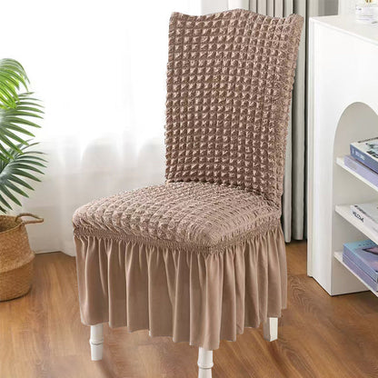 🪑✨ Housse de Chaise Extensible en Gaze – Protection Intégrale