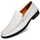 Mocassins italiens pour hommes en cuir véritable