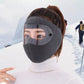 Masque facial coupe-vent d'hiver – Masque chaud en polaire avec visière pour le cyclisme et les activités extérieures