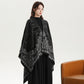Écharpe cape en laine de style nouveau à la mode