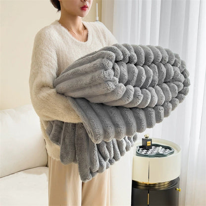 🔥Meilleure vente🔥Couverture d'hiver/couverture de canapé ultra douce et chaude