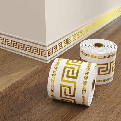 🛠️✨ Plinthe Adhésive en PVC – Bande Déco Murale Imperméable