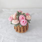🌹 Dessous-de-plat et dessous de verre Rose en Crochet Fait Main