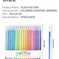 ✨ Stylos Gel Pailletés 18 Couleurs pour Journaling, Loisirs Créatifs et Écriture Créative