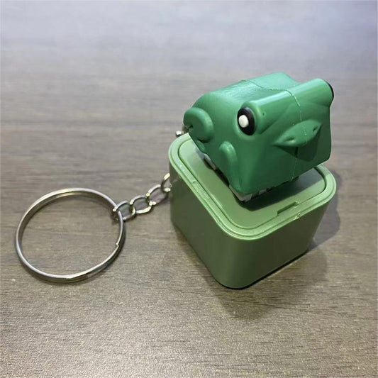 🐸💡 Porte-clés sonore de grenouille – Appuyez et illuminez