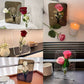 Vase cadre photo acrylique 2026 transparent déco table fleurs hydroponie salon