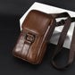 👝 Sacoche de Ceinture en Cuir Véritable pour Homme