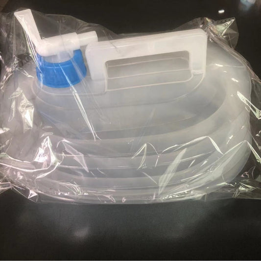 Bidon d'eau pliable avec robinet – gain de place et étanche