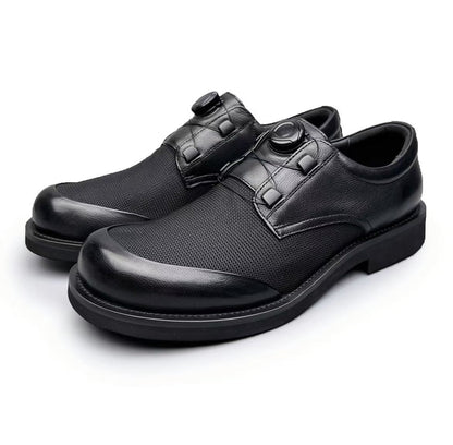 Chaussures homme cuir à molette orthopédiques business respirantes cuir 2026