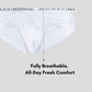 Boxer homme sport à poche U, double couche en modal, taille basse