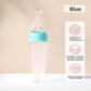🍼 Cuillère d'alimentation pour bébé en silicone de qualité alimentaire : pour des repas plus faciles et plus confortables