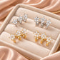 🌸 Boucles d’Oreilles Femme Vintage à Fleurs – Bijoux Élégants