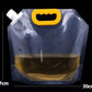 🥤✨ Pochette Transparente Autoportante avec Bec Verseur