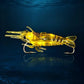 🦐✨ Leurre crevette lumineux 4 cm – Appât souple réaliste pour la pêche