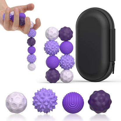 Ensemble de balles anti-stress en silicone pour la relaxation