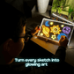 LUMEYA™8513 | Tablette à dessin LED créative : Apprendre et développer son imagination avec plaisir