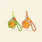 🍊 Porte-clés Mandarine Tricotée