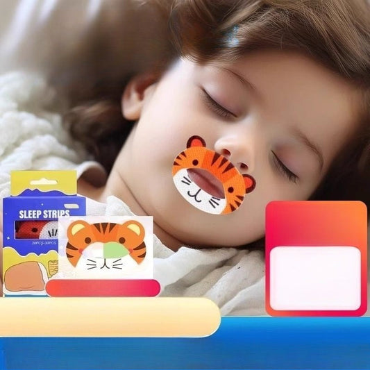 😴👄 Patchs buccaux pour dormir – Lèvres fermées et respiration nasale libre