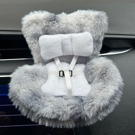 🐹🚗 Mini Siège Auto – Accessoire Mignon pour Grille d’Aération