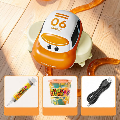 🚗✨ Voiture électrique qui glisse – Circuit de course DIY pour enfants