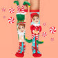 🎄🧦 Chaussettes de Noël Amusantes avec Lutins – Accessoires 3D