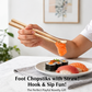 🦶 Baguettes en forme de pied – Ustensiles de table créatifs