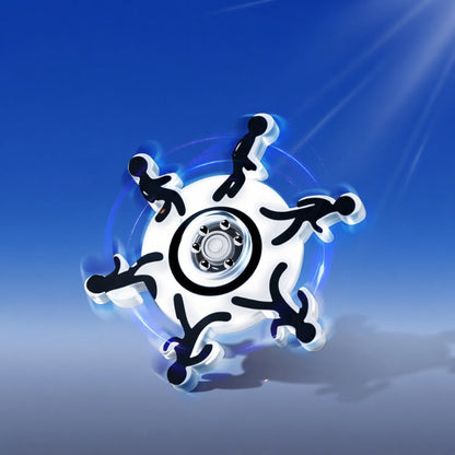 🌀🏃 Spinner à Doigt Animé – Illusion d’Optique et Jouet Anti-Stress