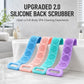 🛁✨ Brosse Corps en Silicone Extra Longue – Double Face