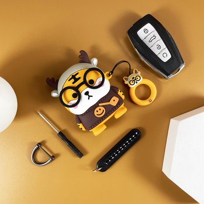 🔑 Coque de clé de voiture en dessin animé – Douce et mignonne