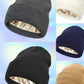 🧢✨ Bonnet Tricoté Doublé en Satin – Chaud & Protecteur