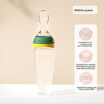 🍼 Cuillère d'alimentation pour bébé en silicone de qualité alimentaire : pour des repas plus faciles et plus confortables