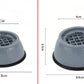 🧺✨ Amortisseurs anti-vibration pour lave-linge – Pieds antidérapants pour appareils