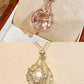 ✨ Collier pendentif attrape-rêves en cristal scintillant