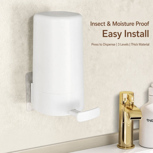 🧼✨ Distributeur de Savon & Coupe-Savon – Support Mural Sans Perçage