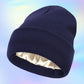 🧢✨ Bonnet Tricoté Doublé en Satin – Chaud & Protecteur