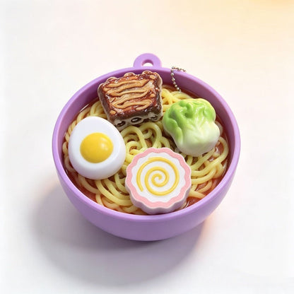 🍜✨ Porte-clés Fidget Ramen – Tourner & Appuyer
