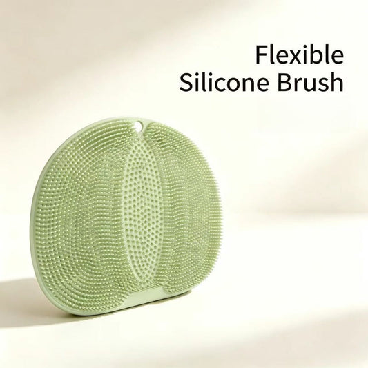 🛁✨ Brosse de douche en silicone – Nettoyage du dos et des pieds