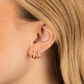 ✨ Boucles d'oreilles élégantes courbées avec zircon – design élégant et moderne