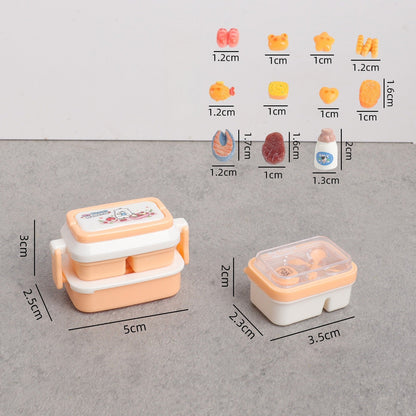 🍱🏠✨ Mini Bento Set – Adorable jouet pour maison de poupée pour enfants