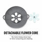 🌸 Couvercle anti-débordement en silicone en forme de fleur