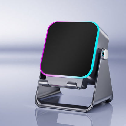 🔊 Support Téléphone avec Enceinte et Lumières LED d’Ambiance