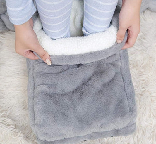 🧸✨ Chauffe-Pieds Électrique – Chauffe-Pieds Doux USB