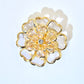 ✨ Bouton fleur en strass élégant pour col de chemise et décoration