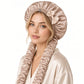 🎀✨ Bonnet à Boucles Sans Chaleur en Satin – Bonnet Boucleur de Nuit