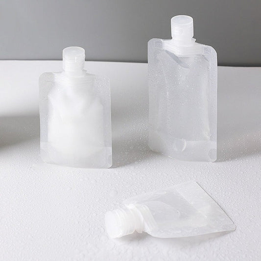 🧴✈️ Sachets de Voyage Rechargeables – Lot de 3