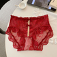 💕✨ Kanten Dames Slips – 5-Delige Set met Hoge Taille