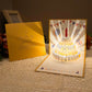 [Magnifique cadeau d'anniversaire] Carte d'anniversaire 3D avec musique et lumières