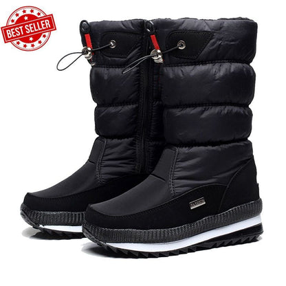 【🔥TODAY'S LOWEST PRICE】Premium Waterproof Non-Slip Faux Fur Snow Boots for Women